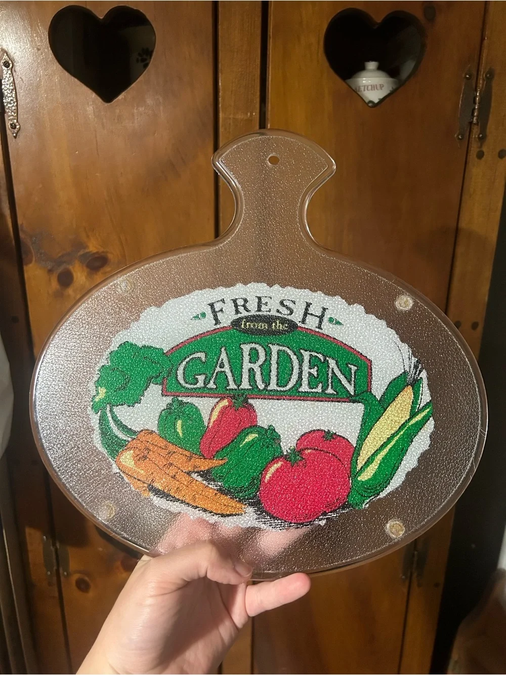 Vintage Goose & Fresh Garden Decorative Cutting Boards - Set of 2